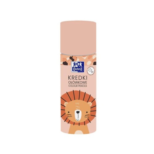 KREDKI 24+2-KOL.OXFORD-OŁÓWKOWE W TUBIE/KIDS