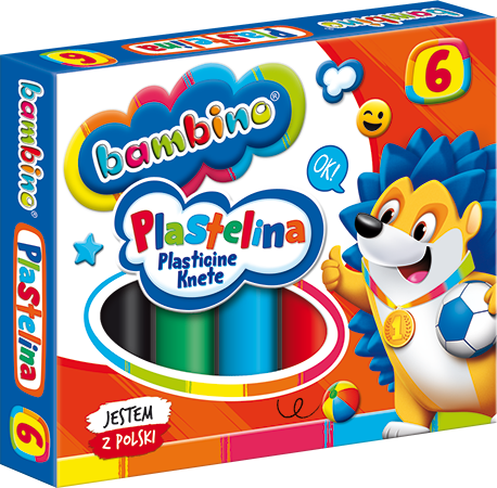 PLASTELINA 6-KOL./BAMBINO