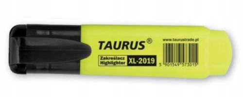 ZAKREŚLACZ ŻÓŁTY TAURUS XL-2019