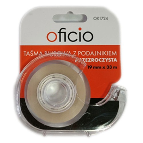 TAŚMA BIUROWA 19*33+PODAJNIK OFICIO OX1724