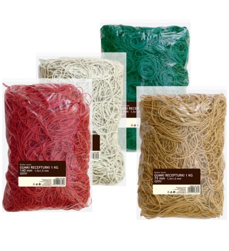 GUMKA RECEPTURKA 1,5x1,5/30mm/1kg