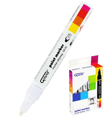 MARKER OLEJOWY GRAND GR-25 BIAŁY