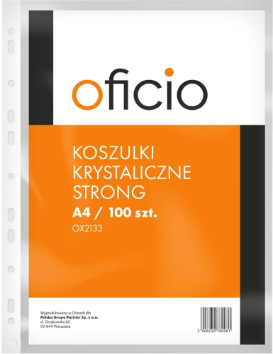 KOSZULKA A4/100/80mic/KRYSTALICZNA STRONG   OX2133