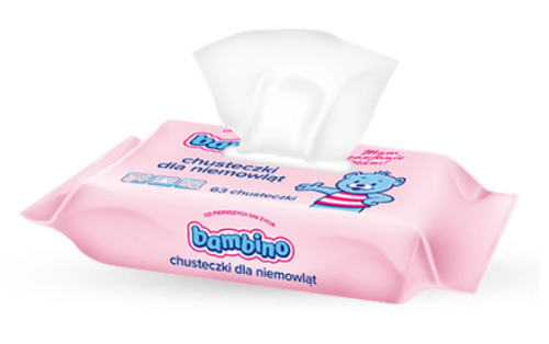 *CHUSTECZKI NAWILŻANE BAMBINO A'57