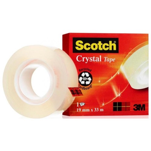 TAŚMA BIUROWA 19*33 SCOTCH CRYSTAL SC1003