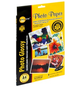 PAPIER FOTOGRAFICZNY A4/160g/A'20/BŁYSZCZĄCY YELLOW       