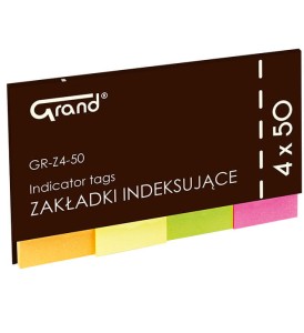 ZAKŁADKI INDEKS.20*50*50/4 NEON/ GRAND GR-Z4-50