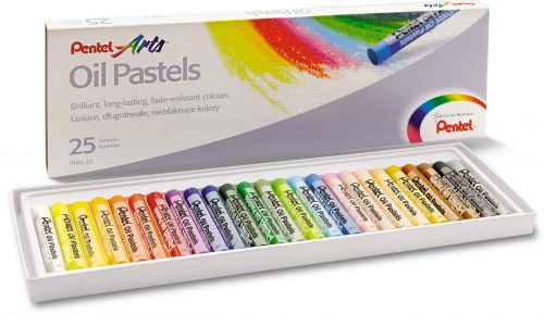 KREDKI-PASTELE OLEJOWE-PENTEL 25-KOL.PN5177