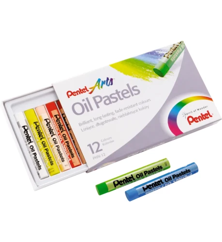KREDKI-PASTELE OLEJOWE-PENTEL 12-KOL. PN5174