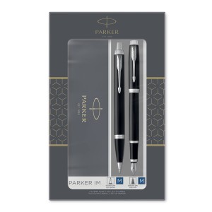 PARKER-ZESTAW IM/PIÓRO+DŁUGOPIS/CT BLACK  PT1151