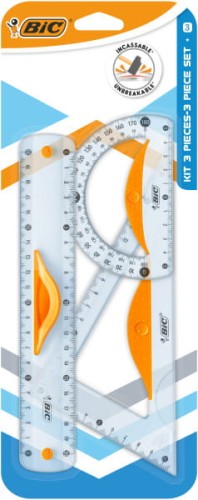 BIC ZESTAW GEOMETRYCZNY MIX TRACING A'3