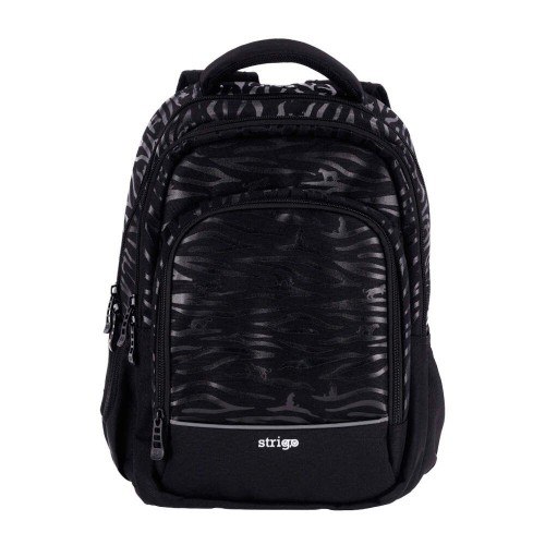 PLECAK SZKOLNY MISTY CZARNY /ZEBRA STRIGO