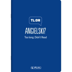 ZESZYT TEMATYCZNY A5/60 KRATKA / ANGIELSKI / HERLITZ