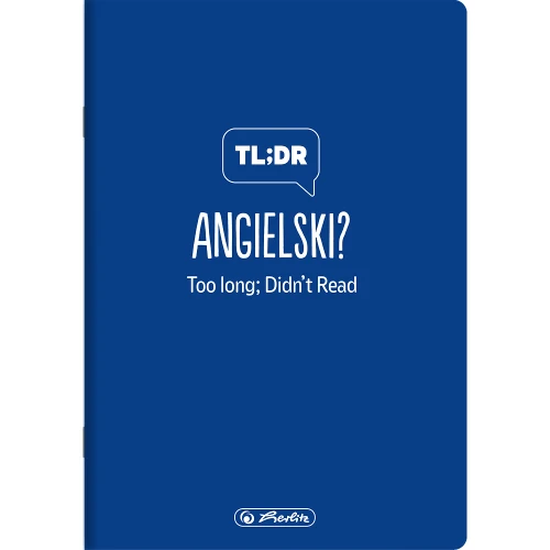 ZESZYT TEMATYCZNY A5/60 KRATKA / ANGIELSKI / HERLITZ