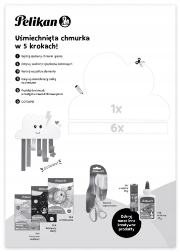 BLOK RYSUNKOWY/TECHNICZNY 120g A-4 KOLOROWY /PELIKAN