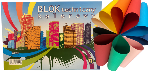 BLOK TECHNICZNY A-4/KOLOR  /POLIGRAF Q