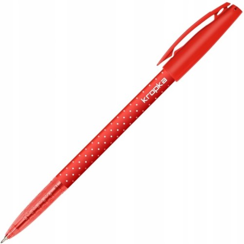 RYSTOR DŁUGOPIS KROPKA 0,5 CZERWONY RX5543        