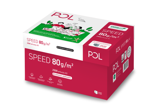 PAPIER KSERO A3/80g/A'500 POLSPEED IP1001