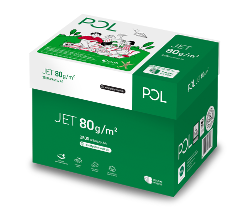 PAPIER KSERO A4/80g/A'500 POLJET IP1004