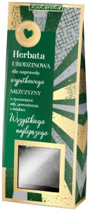 HERBATA LIŚCIASTA 50g / SG-381 URODZINY /KUKARTKA