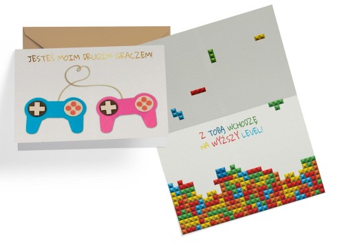 KARTKA KARNET PASSION PREMIUM PR-125 /GRACZ WALENTYNKI /KUKARTKA