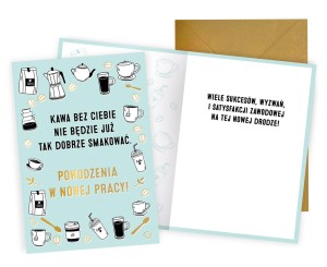 KARTKA KARNET PASSION PREMIUM PR-553 /PODZIĘKOWANIE ZA WSPÓŁPRACĘ /KUKARTKA