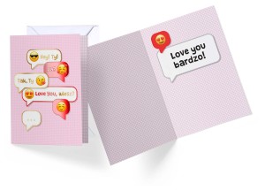 KARTKA KARNET PASSION PREMIUM PR-389 /WALENTYNKI EMOTKI /KUKARTKA