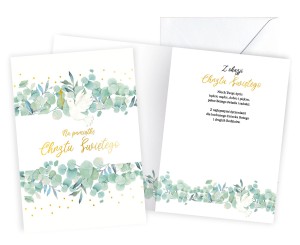 KARTKA KARNET VISION V-123/ CHRZEST /KUKARTKA