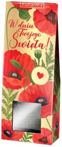 HERBATA LIŚCIASTA 50g / SG-408 W DNIU TWOJEGO ŚWIĘTA /KUKARTKA