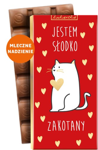 CZEKOLADA PREZENTOWA CZK-443 WALENTYNKI/ZAKOTANY/ KUKARTKA