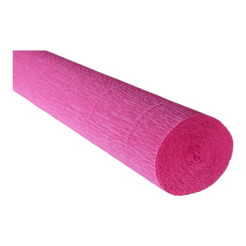 BIBUŁA KREPINA 180g/ROLKA 50cm*2,5m RÓŻOWA /570