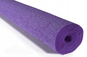 BIBUŁA KREPINA 180g/ROLKA 50cm*2,5m FIOLETOWA 17E/2