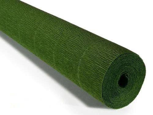 BIBUŁA KREPINA 180g/ROLKA 50cm*2,5m ZIELEŃ BUTELKOWA /591