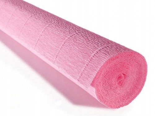BIBUŁA KREPINA 180g/ROLKA 50cm*2,5m JASNY RÓŻOWY /549