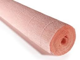 BIBUŁA KREPINA 180g/ROLKA 50cm*2,5m RÓŻANY / 17A4