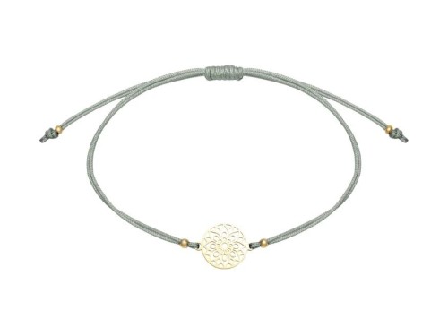 BRANSOLETKA BE-HAPPY POZŁACANA GOLD /MANDALA OF LUCK