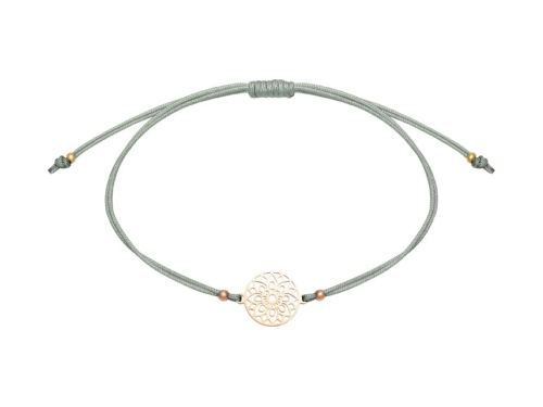 BRANSOLETKA BE-HAPPY POZŁACANA ROSE GOLD /MANDALA OF LUCK