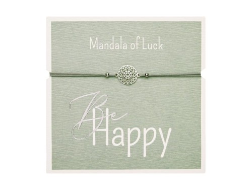 BRANSOLETKA BE-HAPPY SREBRNA /MANDALA OF LUCK