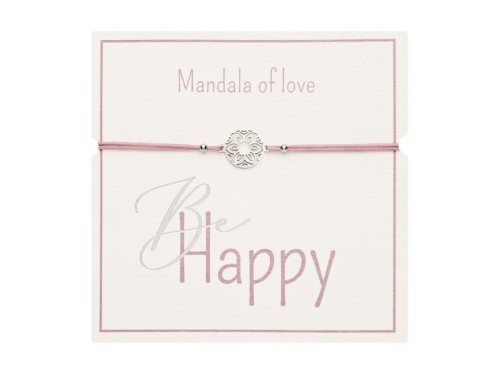 BRANSOLETKA BE-HAPPY SREBRNA /MANDALA OF LOVE