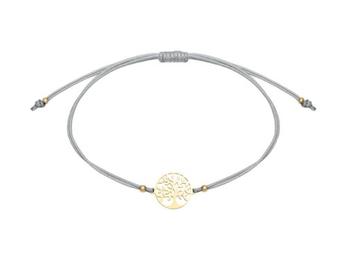 BRANSOLETKA BE-HAPPY POZŁACANA GOLD /TREE OF LIFE