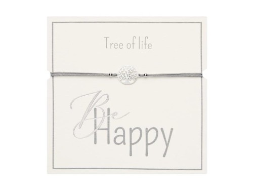 BRANSOLETKA BE-HAPPY SREBRNA /TREE OF LIFE