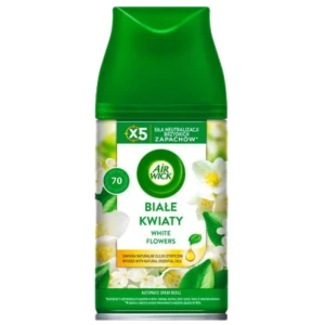 *AIR WICK-FRESH MATIC-ZAPAS-BIAŁE KWIATY