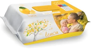 *SLEEPY CHUSTECZKI NAWILŻANE A'120 Z KLIPEM /LEMON