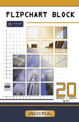 BLOK DO FLIPCHARTU 20 KARTEK 64 X 100 CM INTERDRUK
