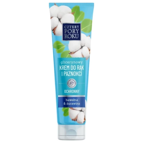*KREM DO RĄK 4 PORY ROKU - GLICERYNA/BAWEŁNA & ŻURAWINA 130 ml