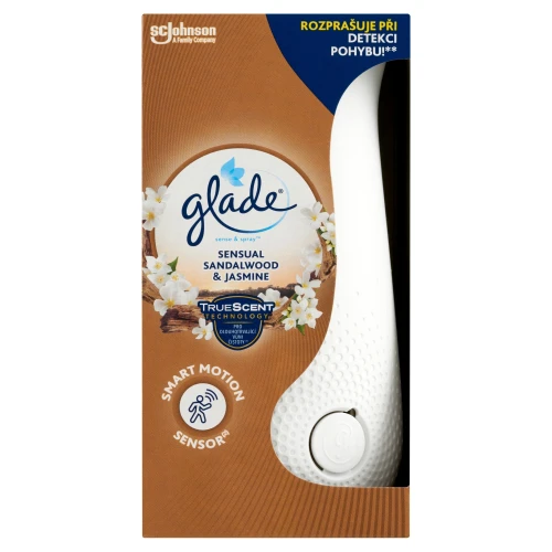 *GLADE SEANS & SPRAY SANDALWOOD & JAŚMIN 18ML URZĄDZENIE 