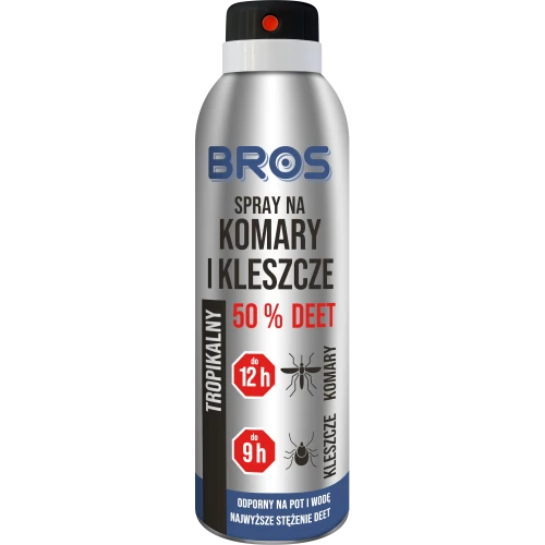 *BROS SPRAY NA KOMARY I KLESZCZE 50% DEET 90ML