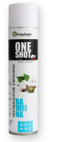 *FRESHTEK-ODŚWIEŻACZ SPRAY-600ml/BAWEŁNA