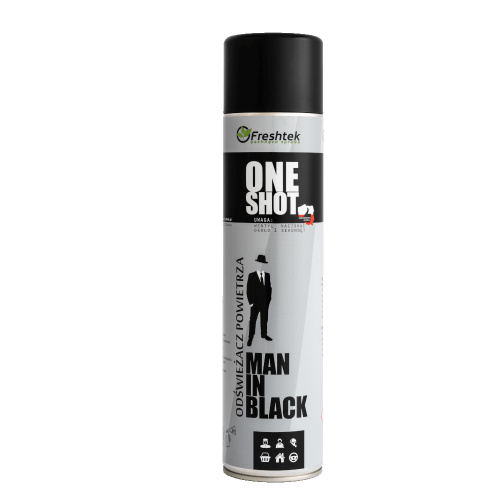 *FRESHTEK-ODŚWIEŻACZ SPRAY-600ml/MAN IN BLACK