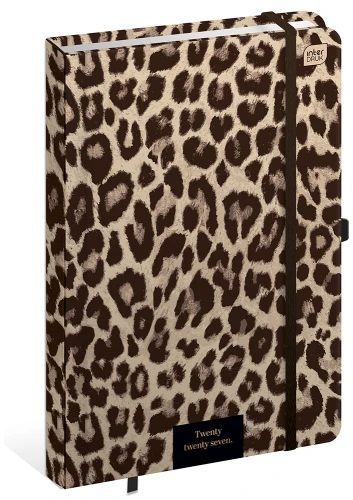 KALENDARZ KSIĄŻKOWY-INTERDRUK/B5  MAT+UV LEOPARD